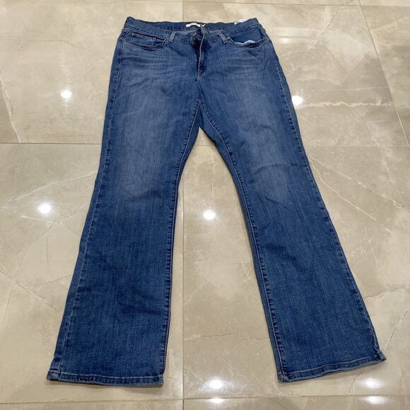 Levis San Francisco Demi Curve Classic Bootcut Jeans Womens Size 14 32x32 - Picture 1 of 4